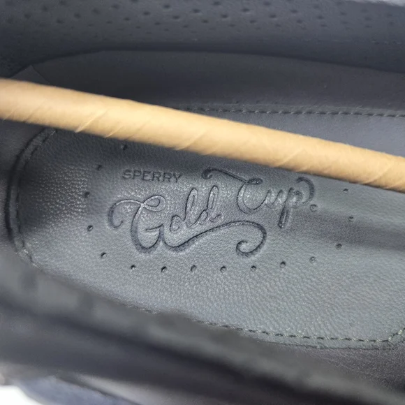 *NEW* Sperry Men's Gold Mako 2-eye Grey Suede Boat Shoes Size 15 - Picture 10 of 13